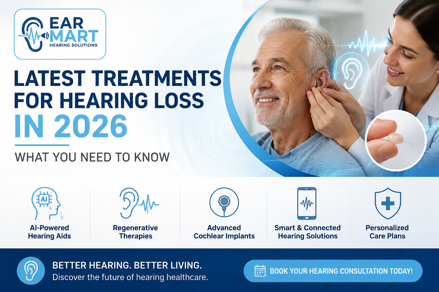 Latest treatments for hearing loss - EarMart Hearing Solutions Latest treatments for hearing loss
