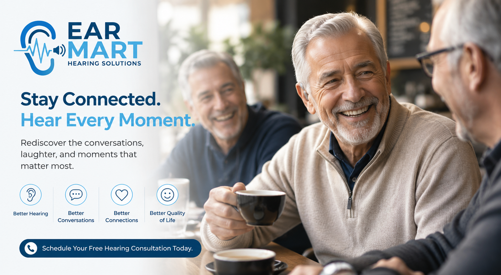Stay connected with better hearing solutions